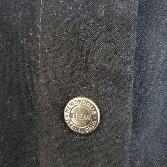 ITEM BY DALIA | Suede-Like Button Down  Top - Picture 4 of 8